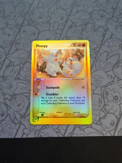 Pokemon: Phanpy #62/109 Reverse Holo Ruby and Sapphire 2003 E-Series - LP+ -H37 - Image 1