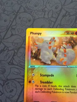 Pokemon: Phanpy #62/109 Reverse Holo Ruby and Sapphire 2003 E-Series - LP+ -H37 - Image 4