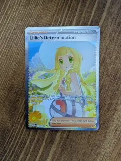 Lillie’s Determination 184/132 Pokemon Mega Evolution Special Illustration Rare - Image 1