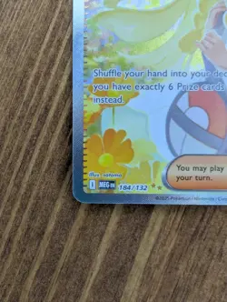 Lillie’s Determination 184/132 Pokemon Mega Evolution Special Illustration Rare - Image 5
