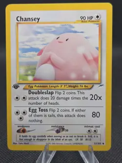 Chansey (1st Edition) 31/105 Pokemon Neo Destiny - NM - Image 1