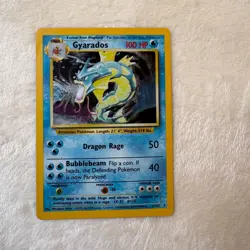 1999 Pokemon Gyarados (Base Set HOLO RARE NM 6/102) Vintage - Image 1