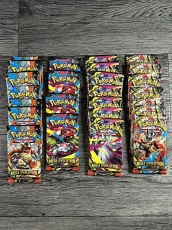 Pokemon Mega Evolution OPENED Packs - 25 Packs Bulk - Kyogre Tin Included ✅ - Image 1
