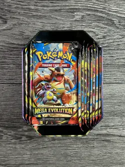 Pokemon Mega Evolution OPENED Packs - 25 Packs Bulk - Kyogre Tin Included ✅ - Image 2