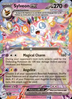 Sylveon ex 086/191 Double Rare - Pokemon SV08: Surging Sparks 2024 NM - Image 1