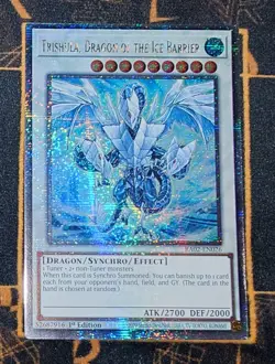 YUGIOH Trishula, Dragon of the Ice Barrier (RA02-EN026) Quarter Century Secret - Image 1