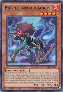 Miscellaneousaurus - RATE-EN028 - Common - 1st Edition - Lightly Played - Image 1