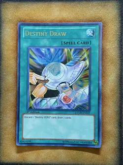 Yugioh Destiny Draw RYMP-EN037 Secret Rare 1st Ed MP - Image 1