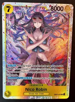 One Piece Heroines Edition Nico Robin (055) EB03-055 SR - Image 1