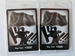 DON!! One Piece Card Game Silhouette DON!! Promo 2x Ace (2 Cards) - Image 1
