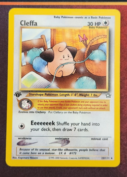 Cleffa Neo Genesis 1st Edition Regular Card 20/111 - Image 1