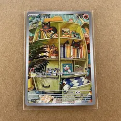 Pokemon Litten Illustration Rare Full Art SV05 Temporal Forces Card 167/162 - Image 1