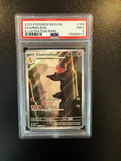 Pokemon TCG Charmeleon Scarlet Violet-151 Illustration Rare Card 169/165 PSA 9 - Image 1