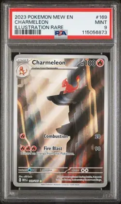 Pokemon TCG Charmeleon Scarlet Violet-151 Illustration Rare Card 169/165 PSA 9 - Image 3