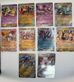 Pokemon TCG - Ascended Hero Double Rare EX Cards (Lot of 10) Mint Condition - Image 1