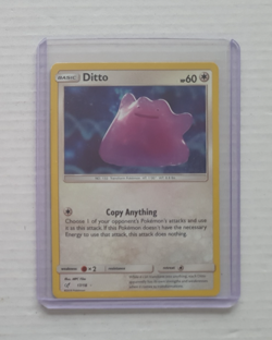 Pokemon TCG Detective Pikachu - Ditto 17/18 Ultra Rare Holo Card (2019) LP/MP - Image 3