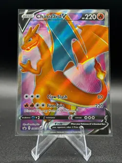 Charizard V SWSH050 SWSH: Sword & Shield Promo Cards Holo Pokemon TCG - Image 1