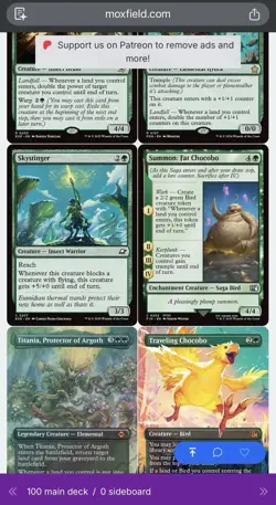 MTG Commander Deck Tifa Lockhart 100 Magic Cards CEDH Final Fantasy B4- NM - Image 5