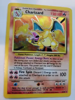 Charizard Base Set Holo Pokemon Card Base WOTC - Image 1