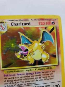 Charizard Base Set Holo Pokemon Card Base WOTC - Image 5