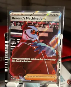 Xerosic's Machinations 089/064 Full Art NM/M Shrouded Fable Pokemon Card - Image 1