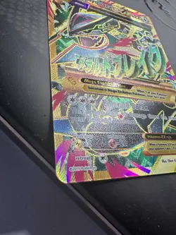 Mega Rayquaza EX (Shiny Full Art) 98/98 XY Ancient Origins Holo NM Pokemon Card - Image 2