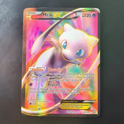 Mew EX 120/124 Full Art Dragons Exalted MP+ Pokemon Card - Image 1