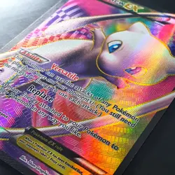Mew EX 120/124 Full Art Dragons Exalted MP+ Pokemon Card - Image 2