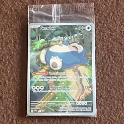 Pokemon Scarlet Violet 151 Snorlax 051 Promo Card SEALED - Image 1