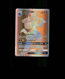 Fan-Art READ DESCRIPTION BELOW HOLO LUCARIO Card LUCARIO Pokemon Card p3 - Image 1
