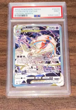 The Pokemon Company Pokemon TCG Deoxys VSTAR GG46/GG70 Crown Zenith PSA 9 - Image 1