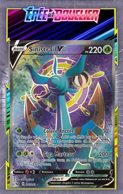L700 - Sinistrail V - EB01:Epee et Bouclier - 187/202 - Carte Pokemon Neuve FR - Image 1