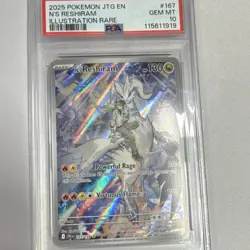 Pokemon N's Reshiram Journey Together 167/159 Illustration Rare Holo PSA 10 2025 - Image 1