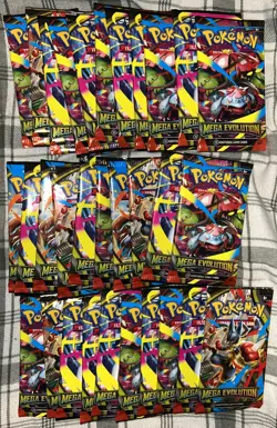 31x Mega Evolution Booster Packs New in Hand Pokemon TCG Sealed From Poke Vendin - Image 1