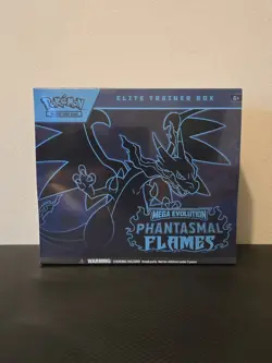 Pokemon Mega Evolution Phantasmal Flames Elite Trainer Box ETB Factory Sealed - Image 1