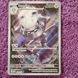 Pokemon Steelix 150/132 Me01: Mega Evolution Rare Holo Stage 1 200 HP - Image 1