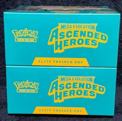 Pokemon Ascended Heroes Elite Trainer Box x2 New Read Description - Image 3