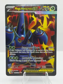Pokemon TCG - Mega Heracross ex 108/094 Phantasmal Flames Full Art Ultra - Image 1