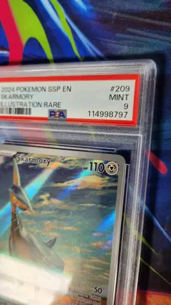 Skarmory 209/191 Scarlet & Violet Surging Sparks Pokemon TCG - PSA 9 - Image 3