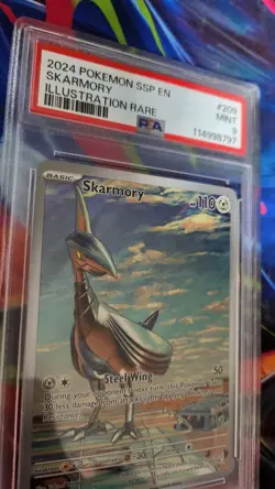 Skarmory 209/191 Scarlet & Violet Surging Sparks Pokemon TCG - PSA 9 - Image 4