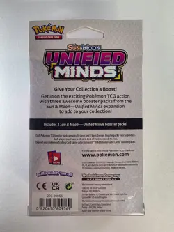 POKEMON TCG UNIFIED MINDS HANGER BOX FACTORY SEALED - Image 2