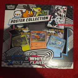 Pokemon TCG: Black Bolt & White Flare Unova Poster Collection - Factory Sealed - Image 1