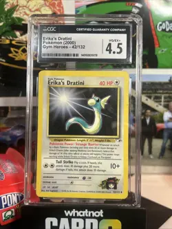 Pokemon TCG Erika's Dratini 042/132 Gym Heroes Unlimited - Image 1
