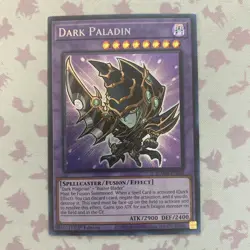Yu-Gi-Oh! TCG Dark Paladin BLMM-EN008 1st Edition Secret Rare Chibi Art - Image 1