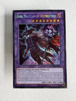 Yugioh Dark Magician of Destruction Fusion Effect 1st Ed Holo MZMU-EN011 - Image 1