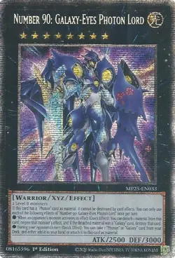 Yugioh! Number 90: Galaxy-Eyes Photon Lord - MP25-EN033 - Starlight Rare - 1st E - Image 1