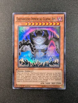 Earthbound Immortal Ccapac Apu - LC5D-EN147 - Super Rare - 1st Edition LP - Image 1