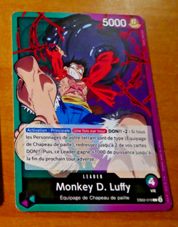 ONE PIECE CARD GAME CARTE FRANCAISE Monkey.D. Luffy EB02-010 FR MINT 2025 - Image 1