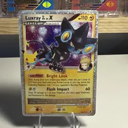 Pokemon TCG Luxray GL LV.X Holo Card Classic Collection 109/111 NM Condition - Image 1