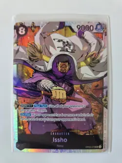 Issho OP03-078 SR Holo One Piece Card Game Pillars of Strength - English NM - Image 1
